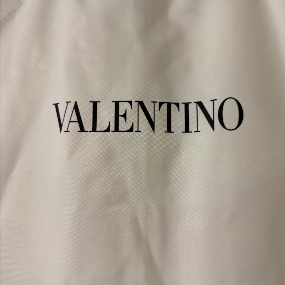 Valentino Ivory Garment bag cover